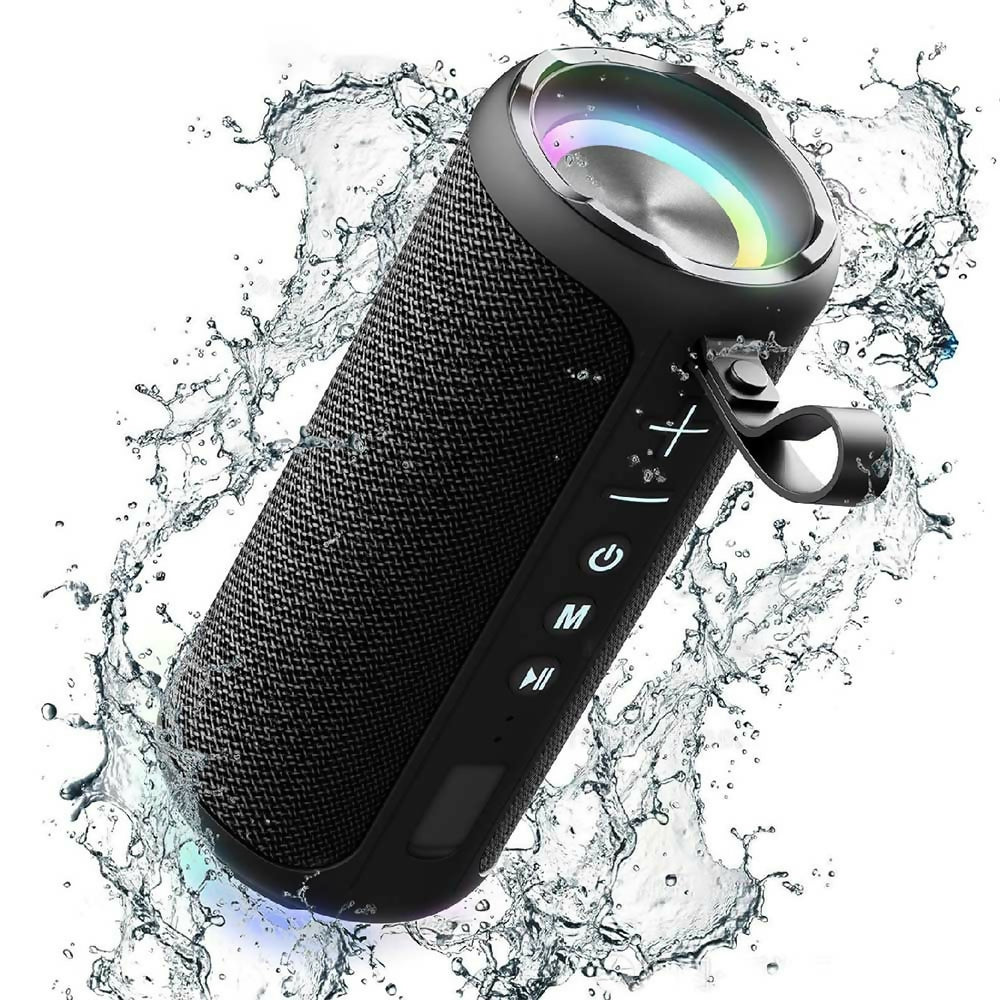 Potente altavoz Bluetooth con sonido HD / Iluminación LED / Impermeabilidad IPX6 / Bluetooth 5.1 y función multipareja / Altavoces dobles de 20 W con subwoofer